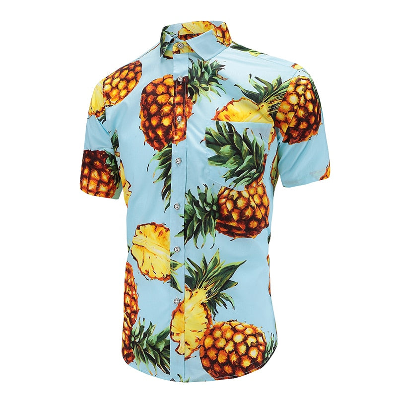 Chemise Hawaienne Tranche d'Ananas