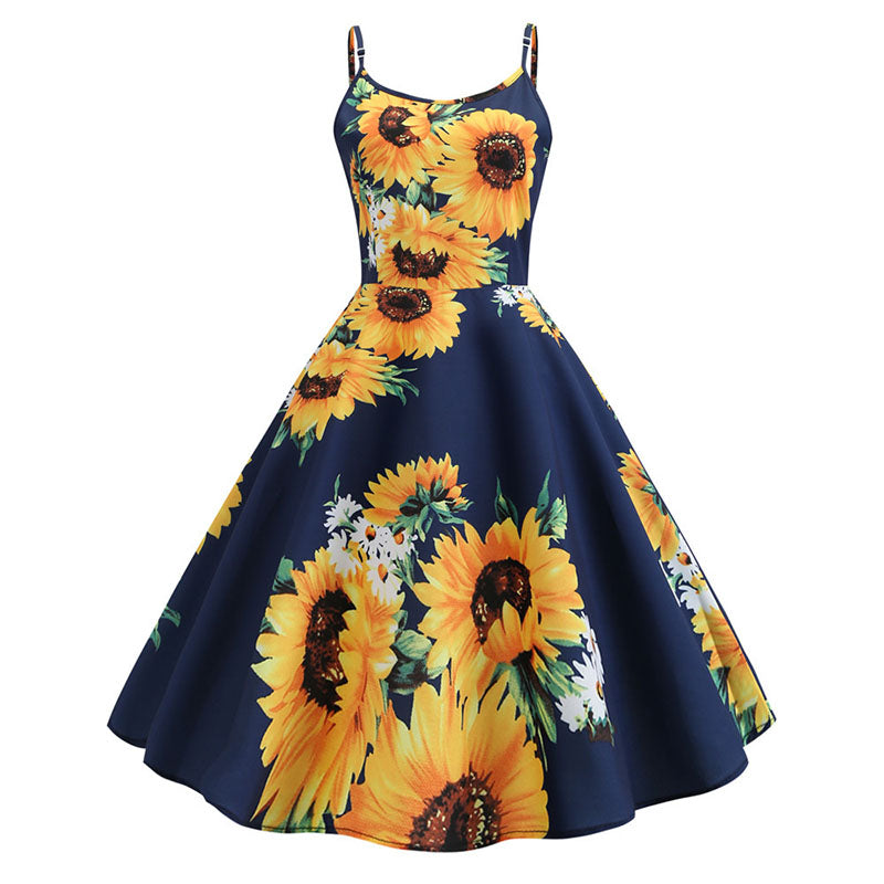 Robe Longue Fleurie Mariage de Tournesol