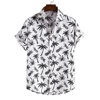 Chemise Hawaienne Palmiers et Ananas
