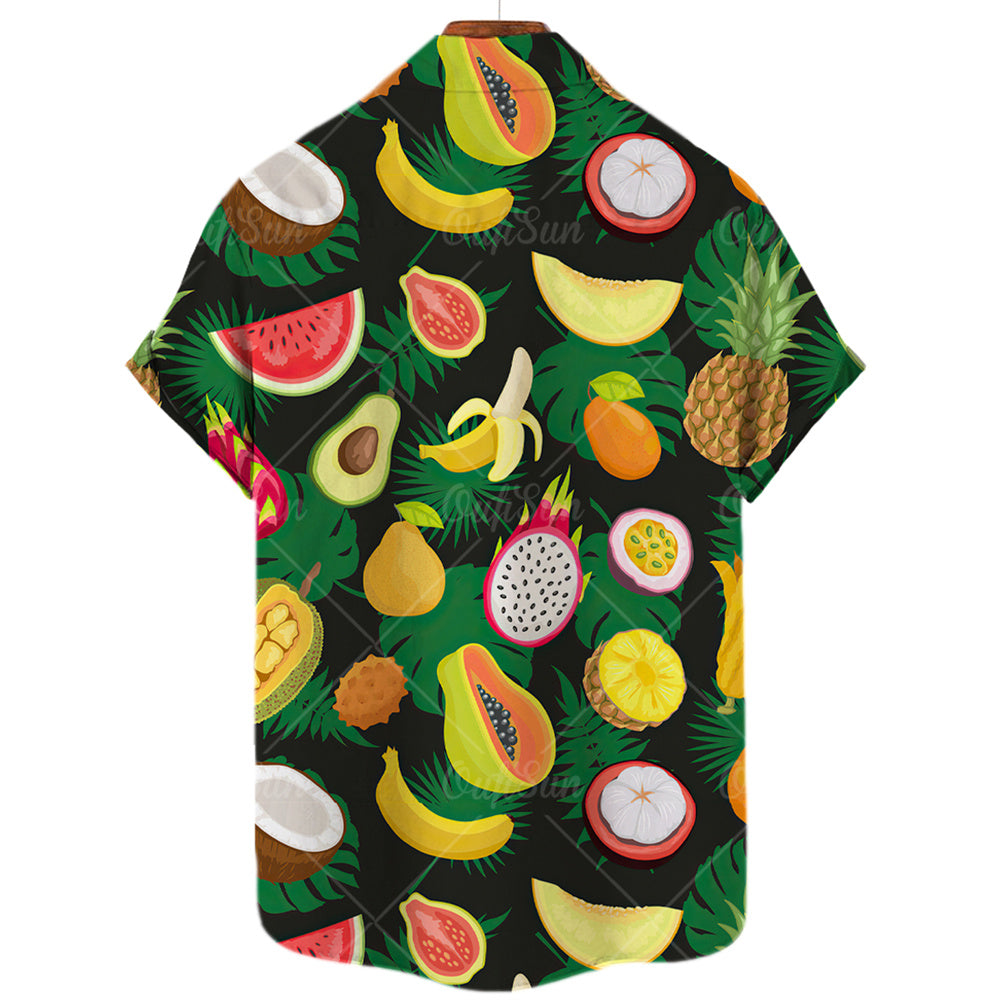 Chemise Fleurie Salade de Fruit